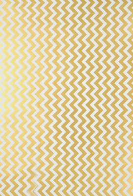 Kadopapier Chevron Wit Goud Metallic 80gram 50cm x 200meter