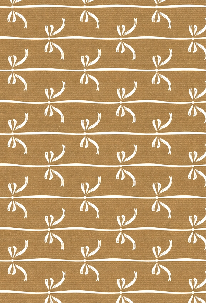 Kadopapier Kraft Bows Wit 70gram 50cm x 200meter