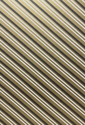 Kadopapier Partystripe Zwart Goud 80gram 30cm x 200meter