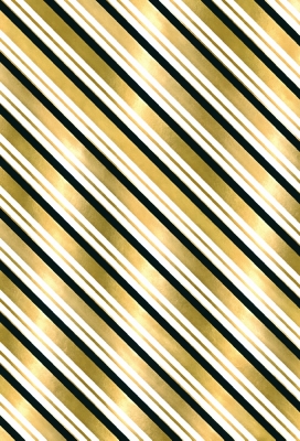 Kadopapier Party Stripe Wit Goud Metallic 80gram 50cm x 200meter