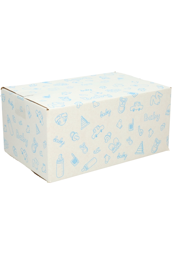 Geschenkdozen Baby Blauw 31x20x14cm 30stuks