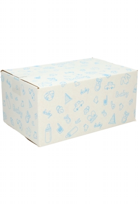 Geschenkdozen Baby Blauw 31x20x14cm 30stuks