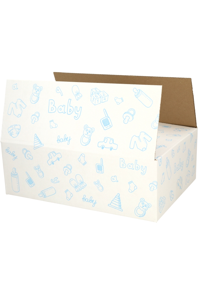 Geschenkdozen Baby Blauw 39x29x13cm 15stuks