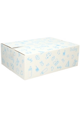 Geschenkdozen Baby Blauw 39x29x13cm 15stuks