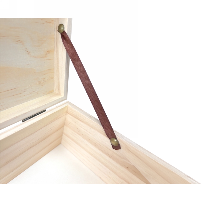 Wijnkist 1 Fles Scharnierkistje 33.5x9.5x10.1cm 1stuks