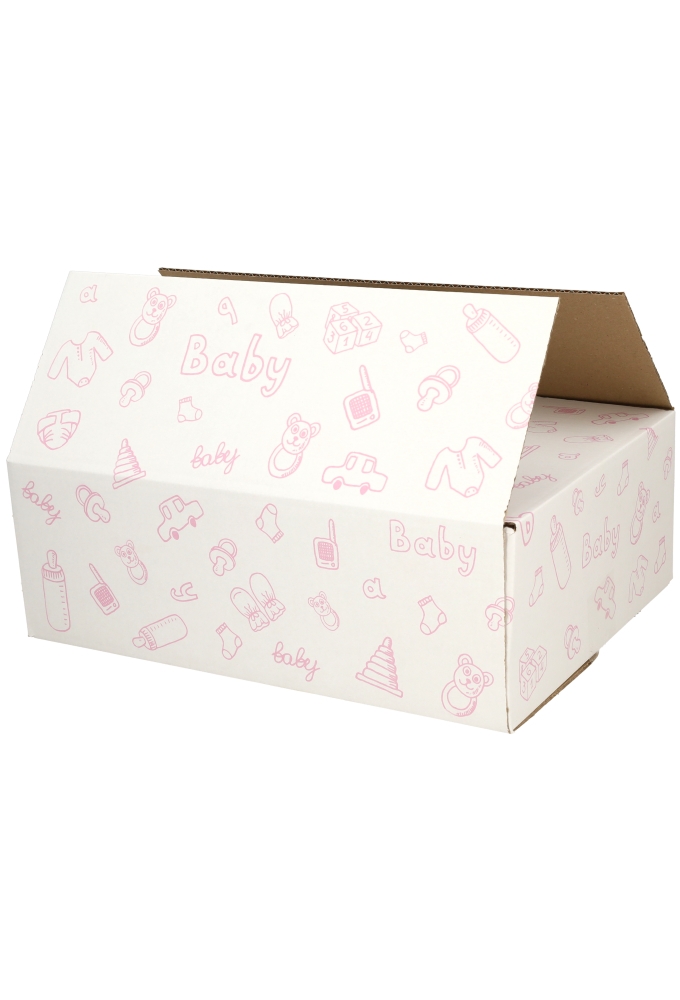 Geschenkdozen Baby Roze 39x29x13cm 15stuks