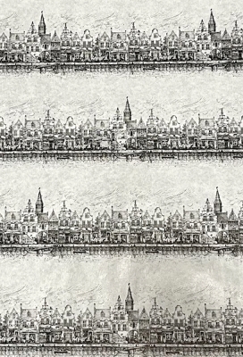 Kraft Wit Geschenkpapier Geveltje 65gr 50cm x 360meter