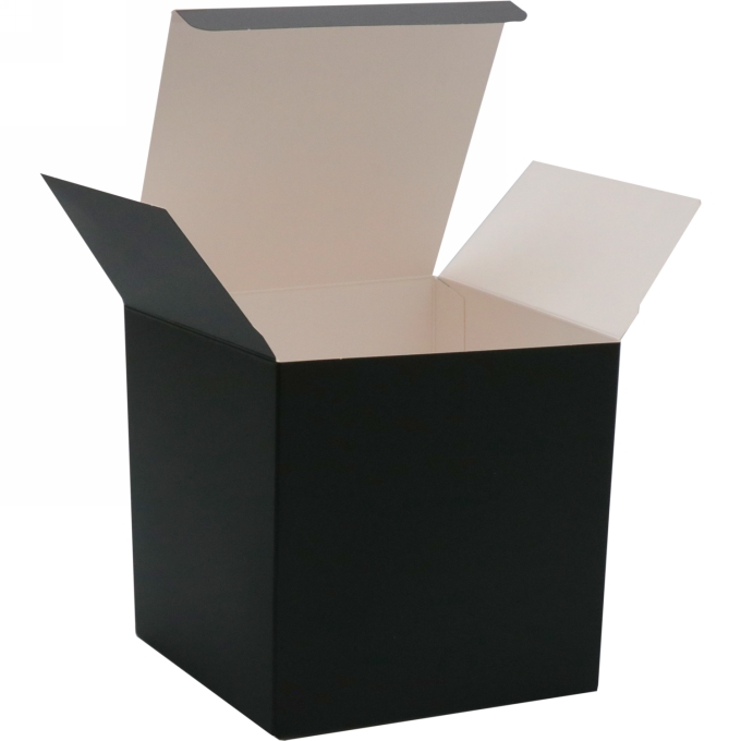 Kubus Geschenkdoosjes Zwart 12x12x12cm 24stuks