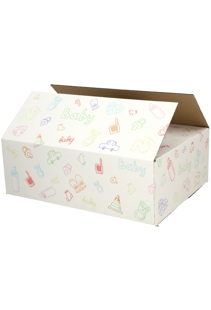 Geschenkdozen Baby Multicolor 39x29x13cm 15stuks