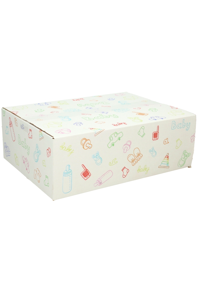 Geschenkdozen Baby Multicolor 39x29x13cm 15stuks