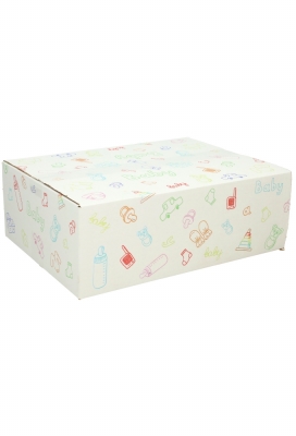 Geschenkdozen Baby Multicolor 39x29x13cm 15stuks