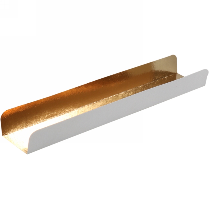 Kartonnen Bodem Staafinterieur Goud 28.5x5x3cm + PET 250 stuks
