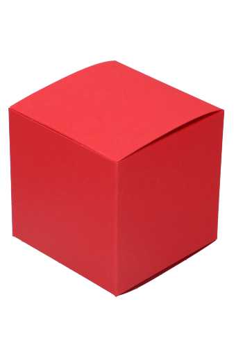 Kubus Kadodoosjes Donnas 9x9x9cm Rood 350gr 18stuks
