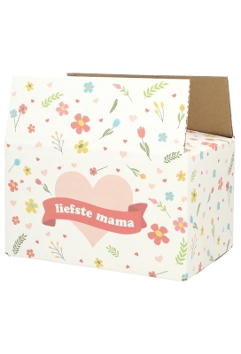 Geschenkdozen Liefste Mama 21.5x15x12cm 30stuks