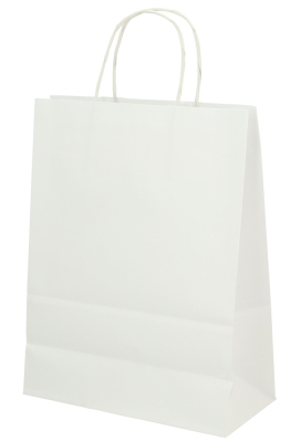 Papieren Draagtas Fijne Pasen Eitjes A4 24x11x31cm 50stuks