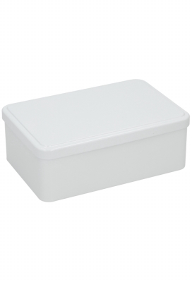 Blikken Blanco Wit 19.5x12.5x7.3cm 1stuks