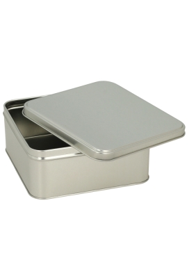 Blikken Blanco Vierkant 15x15x6.5cm 12stuks