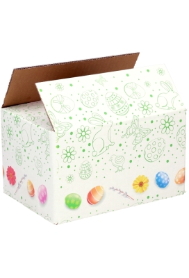 Geschenkdozen Pasen 21.5x15x12cm 30stuks