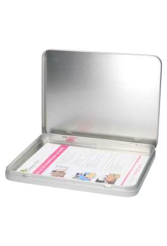 Blikken Blanco a5 Met Losse Deksel 18x23x2.3cm 1stuks OP IS OP