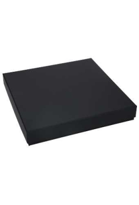 Luxe Geschenkdoosje 1400gr Sydney Zwart Mat 25x25x3.5cm 9stuks