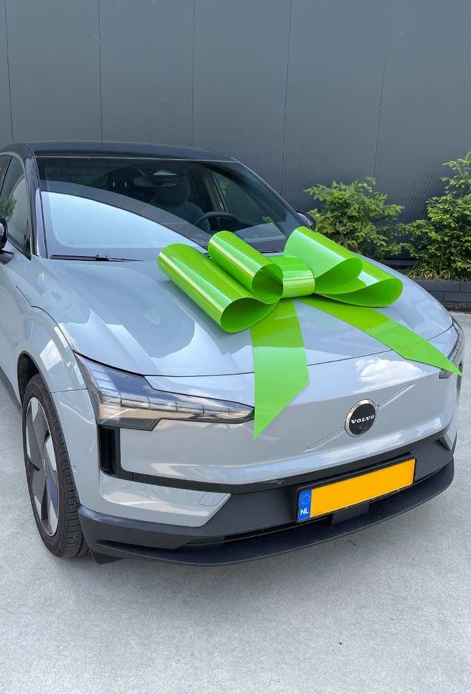 Megastrik Autostrik Toronto Groen 86x103cm