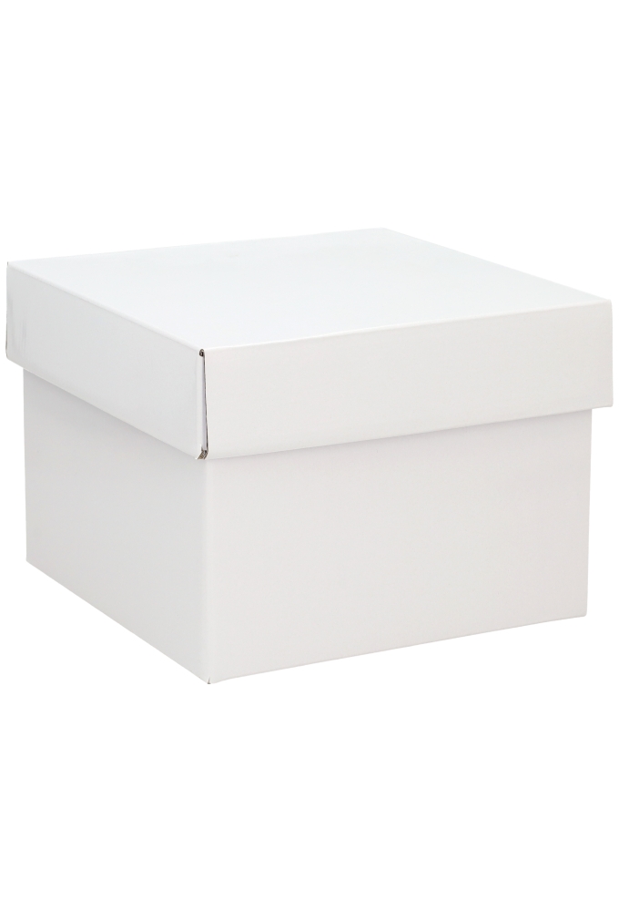 Luxe Geschenkdoos Torino Wit Glossy FSC® 20x20x15cm 20stuks