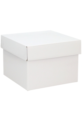 Luxe Geschenkdoos Torino Wit Glossy FSC® 20x20x15cm 20stuks