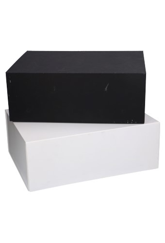 Luxe Magneetdoos New York Wit Mat XL 60X45X26cm 5stuks