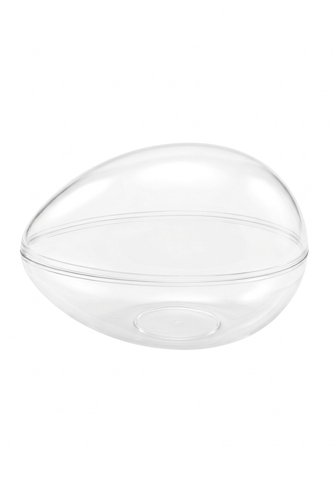 Transparant Figuur Ei 11 cm 2 Delig 10stuks