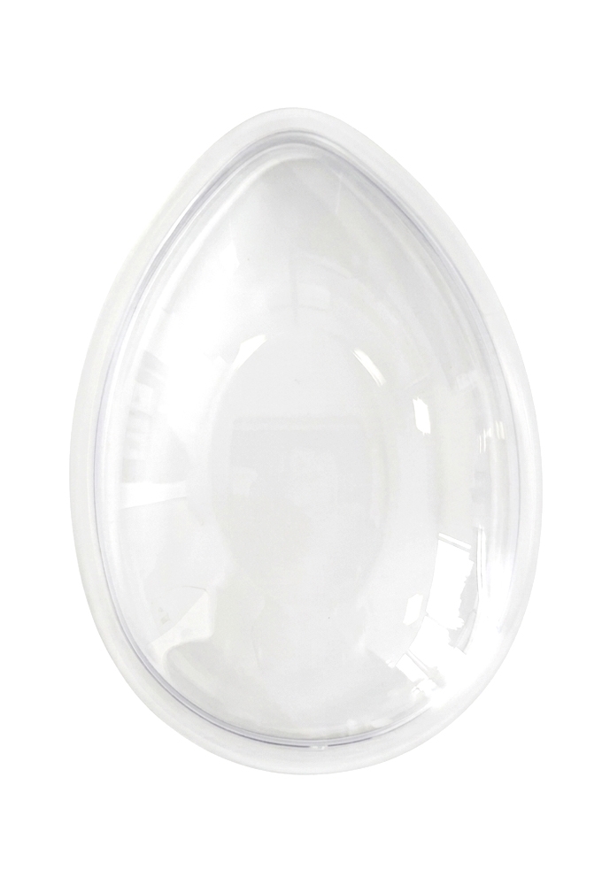 Transparant Figuur Ei 11 cm 2 Delig 10stuks