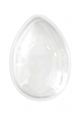 Transparant Figuur Ei 11 cm 2 Delig 10stuks