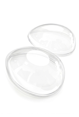 Transparant Figuur Ei 11 cm 2 Delig 10stuks