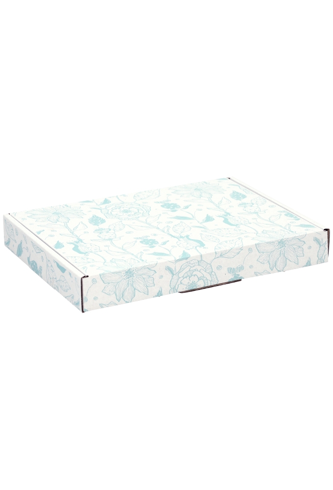 Brievenbusdoos Budget Flowers A5 22x15.5x2.8cm - vanaf 50 stuks