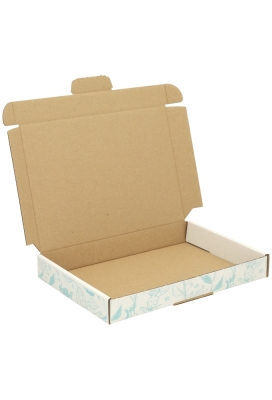 Brievenbusdoos Budget Flowers A5 22x15.5x2.8cm - vanaf 50 stuks