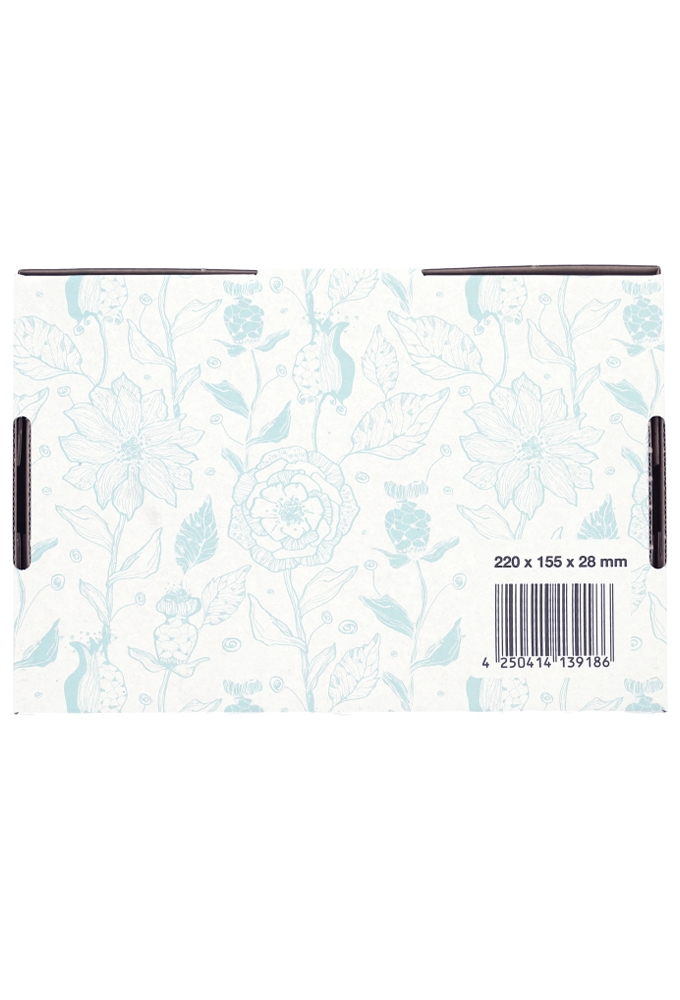 Brievenbusdoos Budget Flowers A5 22x15.5x2.8cm - vanaf 50 stuks