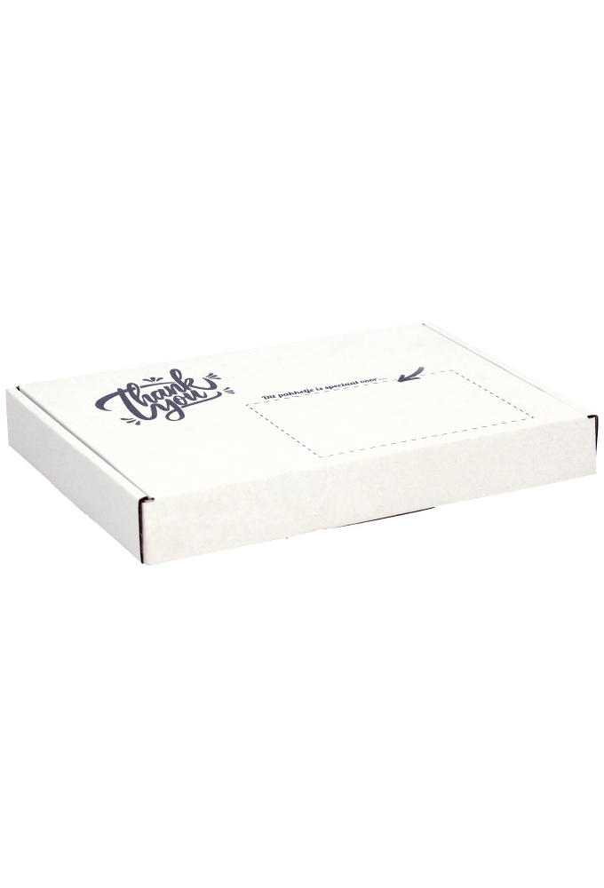 Brievenbusdoos Budget Thank You A5 22x15.5x2.8cm - vanaf 50 stuks