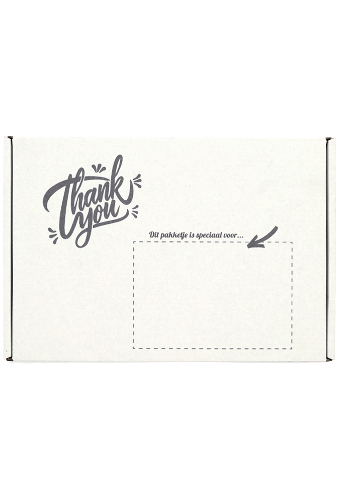 Brievenbusdoos Budget Thank You A5 22x15.5x2.8cm - vanaf 50 stuks
