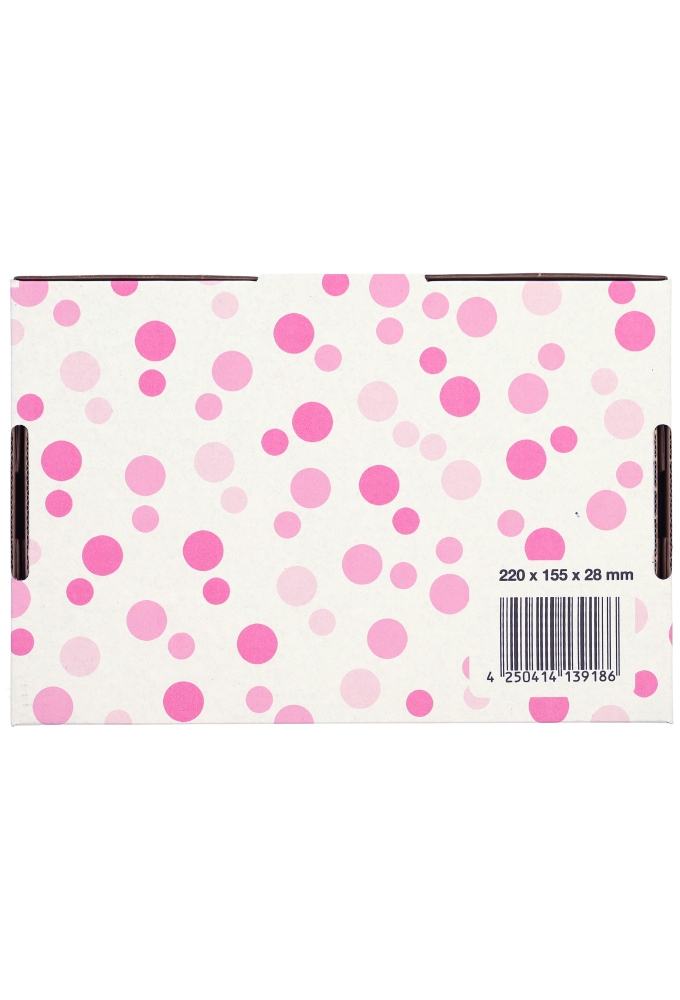 Brievenbusdoos Budget Roze Dots A5 22x15.5x2.8cm - vanaf 50 stuks