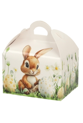 Bonbondoosjes Haasje & Ei 125gram Koffersluiting 7.6x6x4.8cm 20stuks