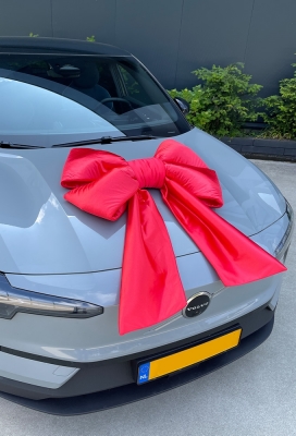 Megastrik Dubbel Rood Lucca 77x50+40cm & Zuignap lint 25cm