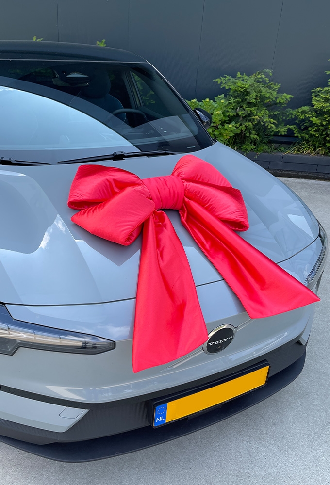 Megastrik Dubbel Rood Lucca 77x50+40cm & Zuignap lint 25cm