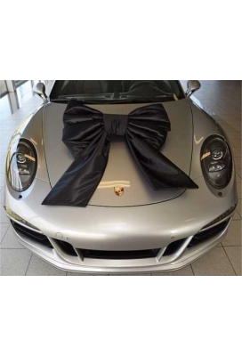 Megastrik Dubbel Zwart Lucca 77x50+40cm & Zuignap lint 25cm