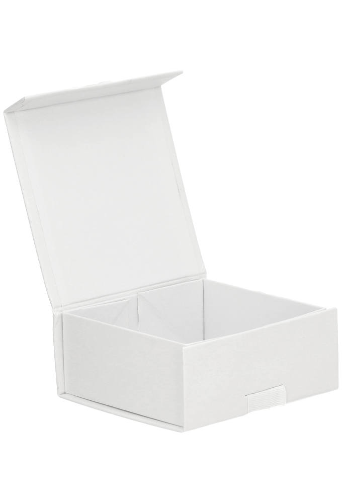 Luxueuze Magneetdozen Diamond & Satijn Wit Mat 9.5x11x4.5cm 12stuks