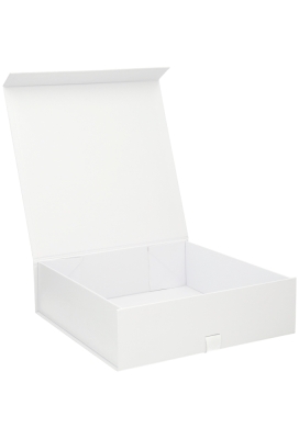 Luxueuze Magneetdozen Diamond & Satijn Wit Mat 28.5x29x8.7cm 12stuks