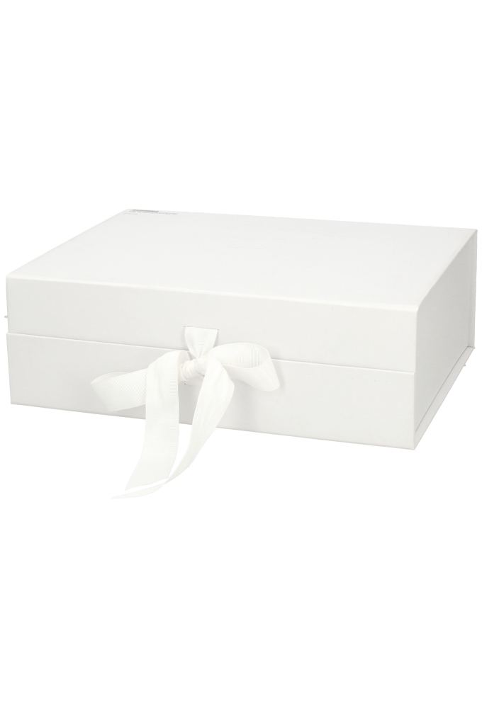 Luxueuze Magneetdozen Diamond & Satijn Wit Mat 31.5x23.5x10.5cm 12st