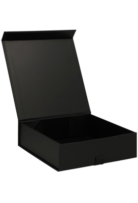 Luxueuze Magneetdozen Diamond & Satijn Zwart Mat 20.5x21.5x6cm 12stuks