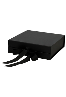 Luxueuze Magneetdozen Diamond & Satijn Zwart Mat 20.5x21.5x6cm 12stuks