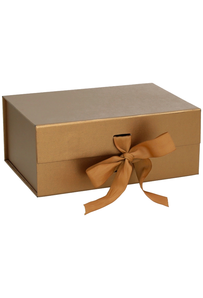 Luxueuze Magneetdozen Diamond & Satijn Koper 22x16x9.5cm 12stuks