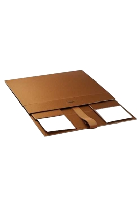 Luxueuze Magneetdozen Diamond & Satijnlint Koper 31.5x23.5x10.5cm 12st