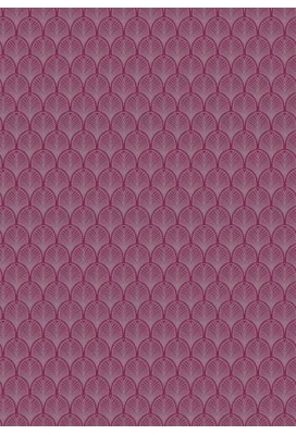 Geschenkpapier Trendy art deco paars metallic pink 30cm x 200meter